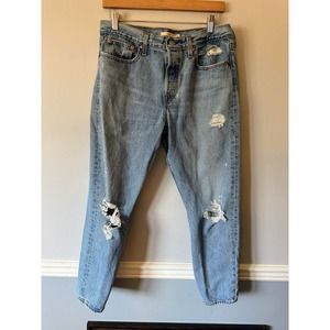 Levi's Women's Premium Wedgie Straight Jeans Size 31 High Rise Button Fly